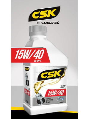 ACEITE PARA MOTOR SINTETICO 15W/40 1 LITRO