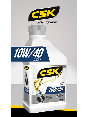 ACEITE PARA MOTOR SINTETICO 10W/40 1 LITRO