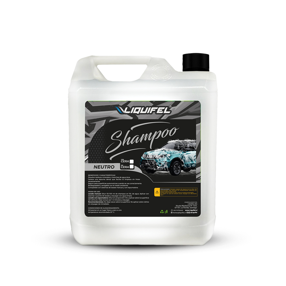 SHAMPOO PARA AUTOS NEUTRO 5 LITROS 1