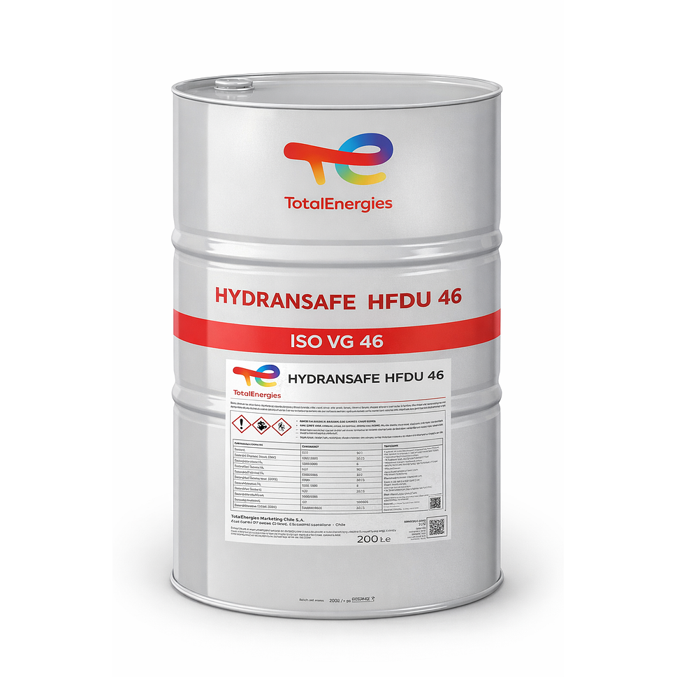 Hydransafe HFDU 46 – Fluido Hidráulico Biodegradable Resistente al Fuego 1