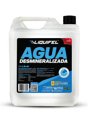 AGUA DESMINERALIZADA 5 LITROS