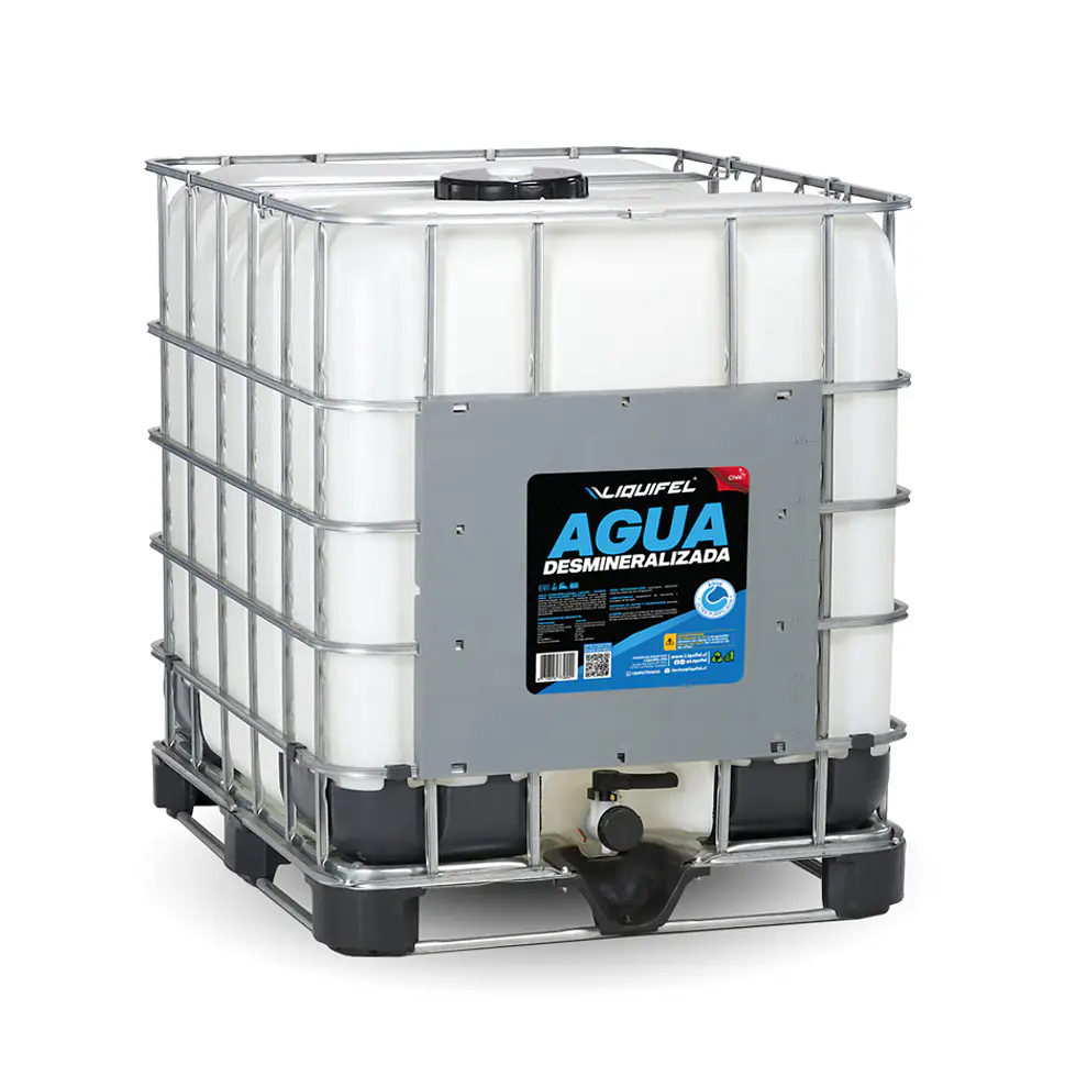AGUA DESMINERALIZADA IBC 1