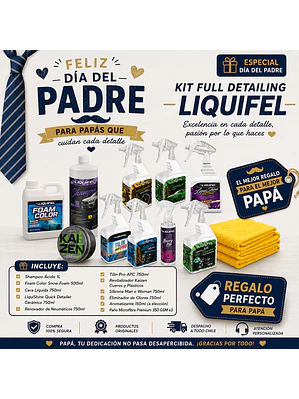 KIT FULL DETAILING LIQUIFEL