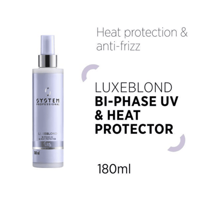 Spray condicionador Leave-in LuxeBlond Bi-Phase Protetor UV & Heat Protector 180ml