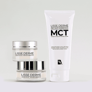 Pack Lisse Derme Rostro + Lisse Derme Contorno de Ojos + MCT Lisse Derme