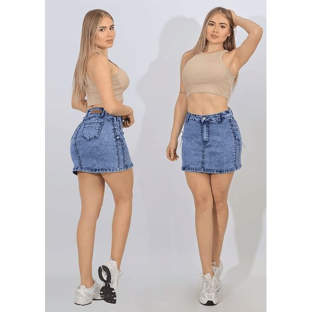 Falda Short Trenzado
