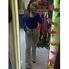 Jeans Flare Gris Claro (Cód. J9241) 4