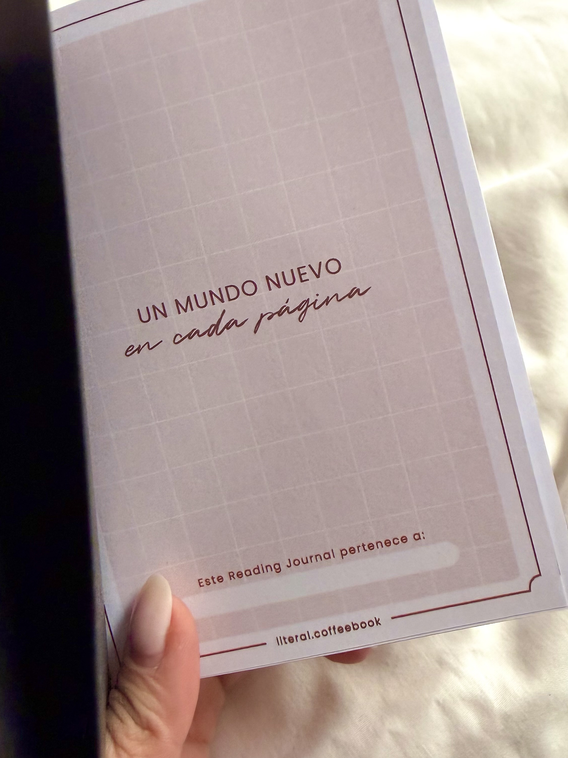 Reading journal pocket 2