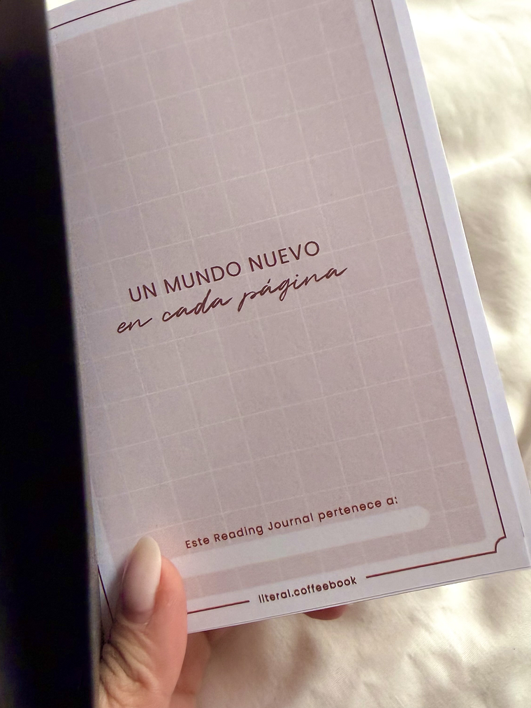 Reading journal pocket 2