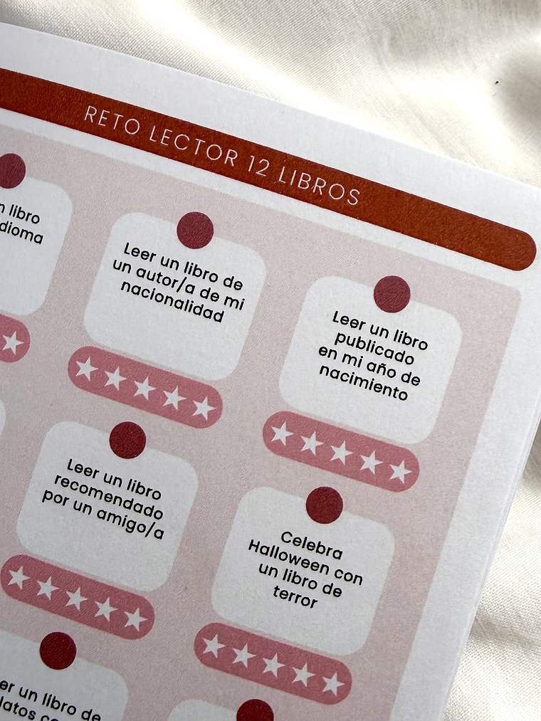 Reading journal pocket 4