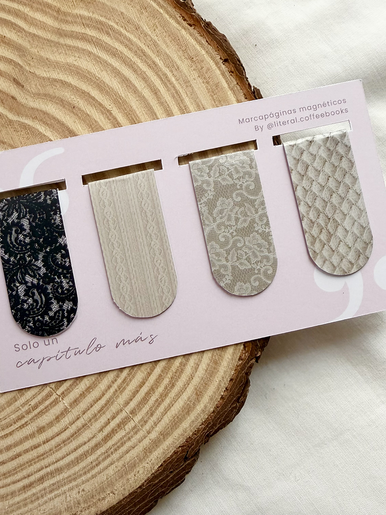 Set marcapáginas texturas 1