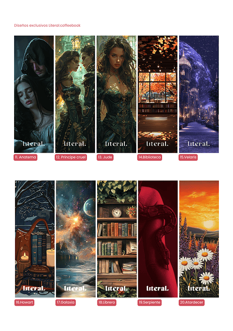 Marcapáginas tradicionales