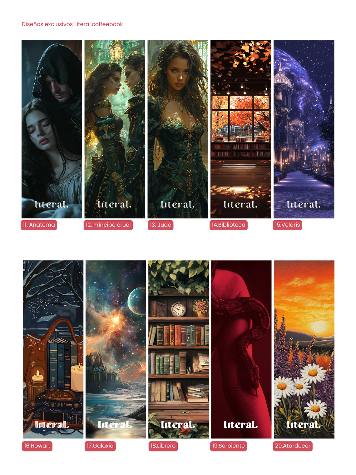 Marcapáginas tradicionales 2