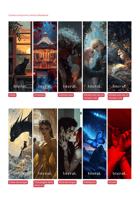 Marcapáginas tradicionales