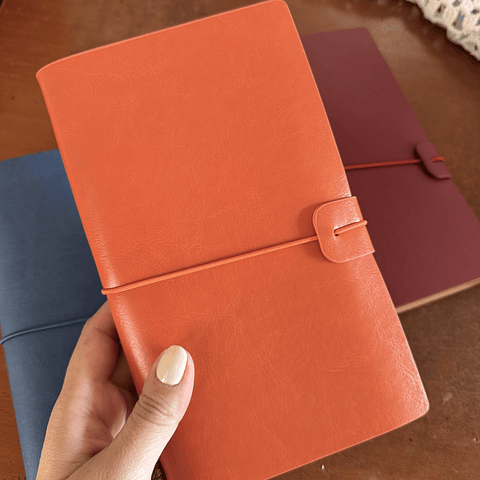 Libreta Journal tipo Midori de viaje