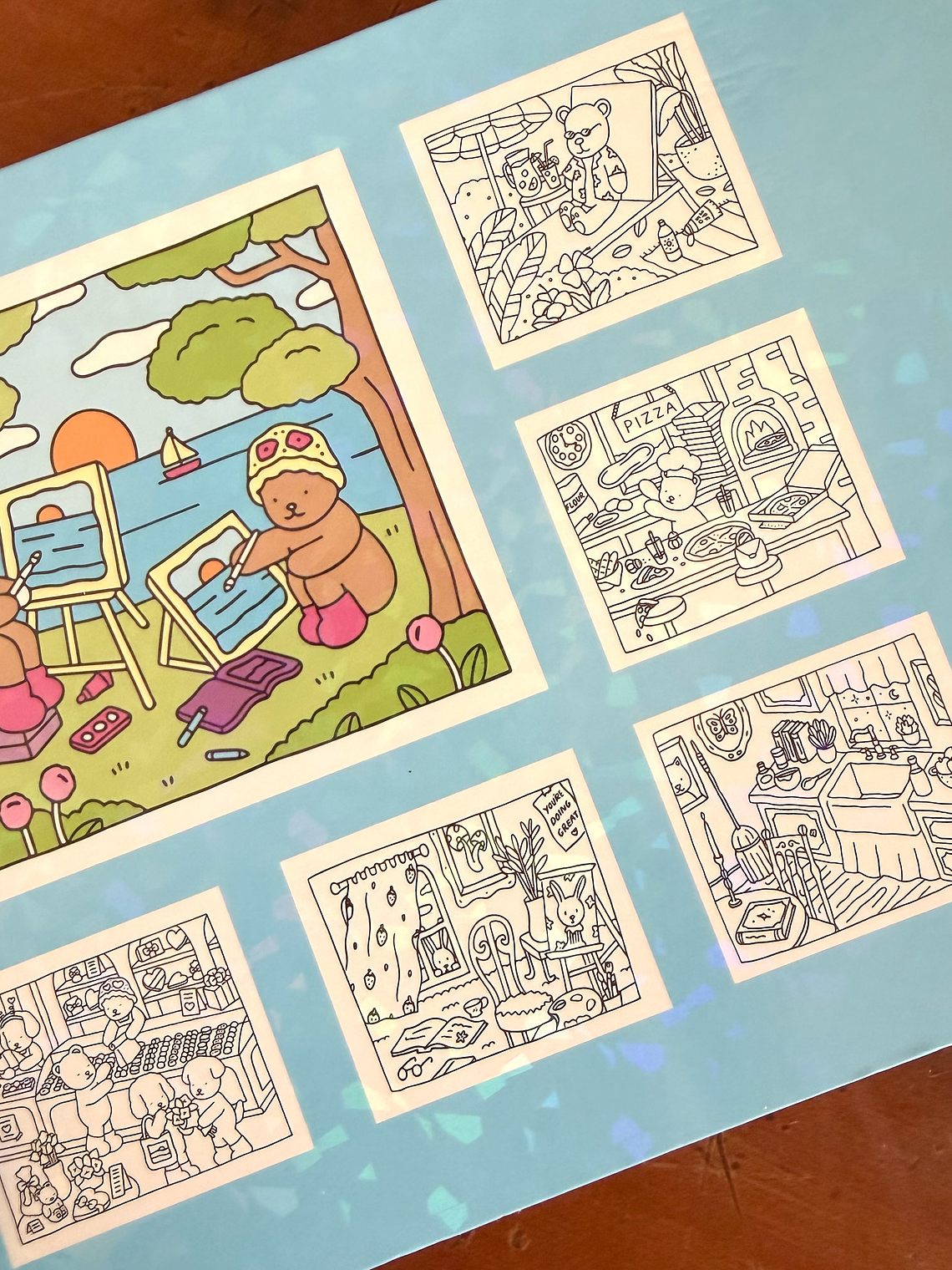 Cuadernillos para pintar Bobbi 2