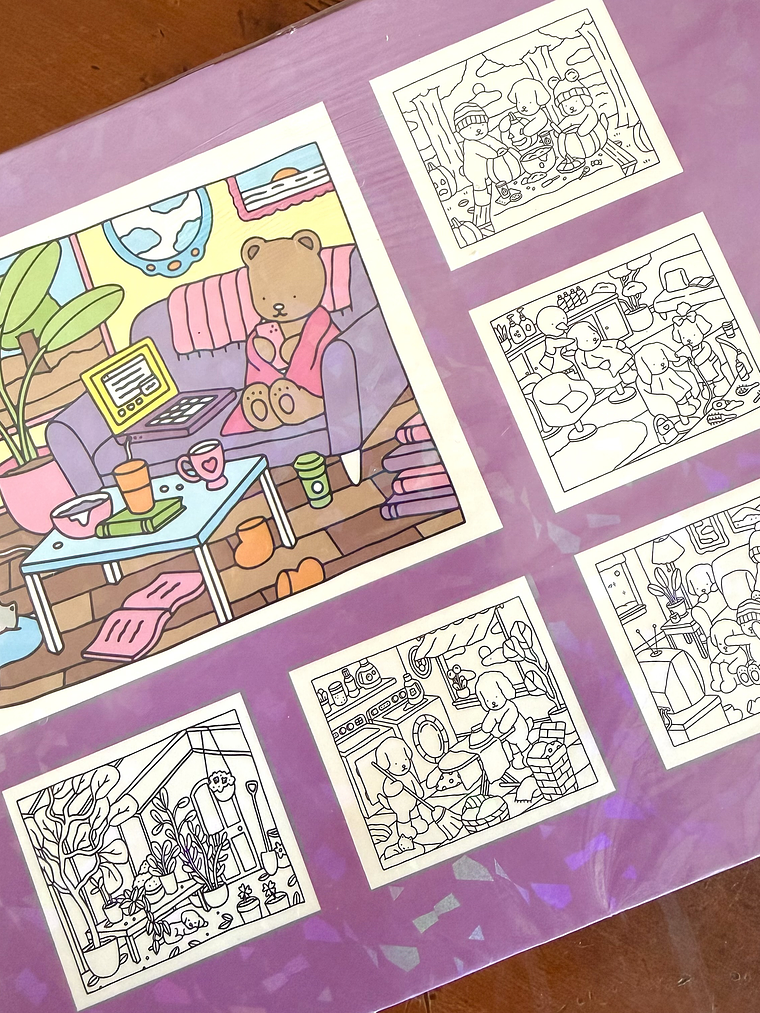 Cuadernillos para pintar Bobbi 4