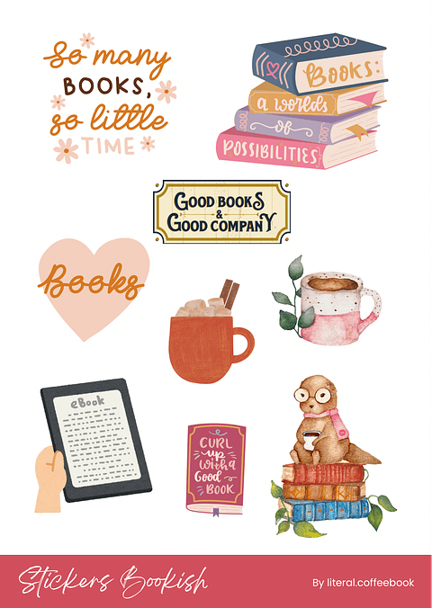Sticker Bookish