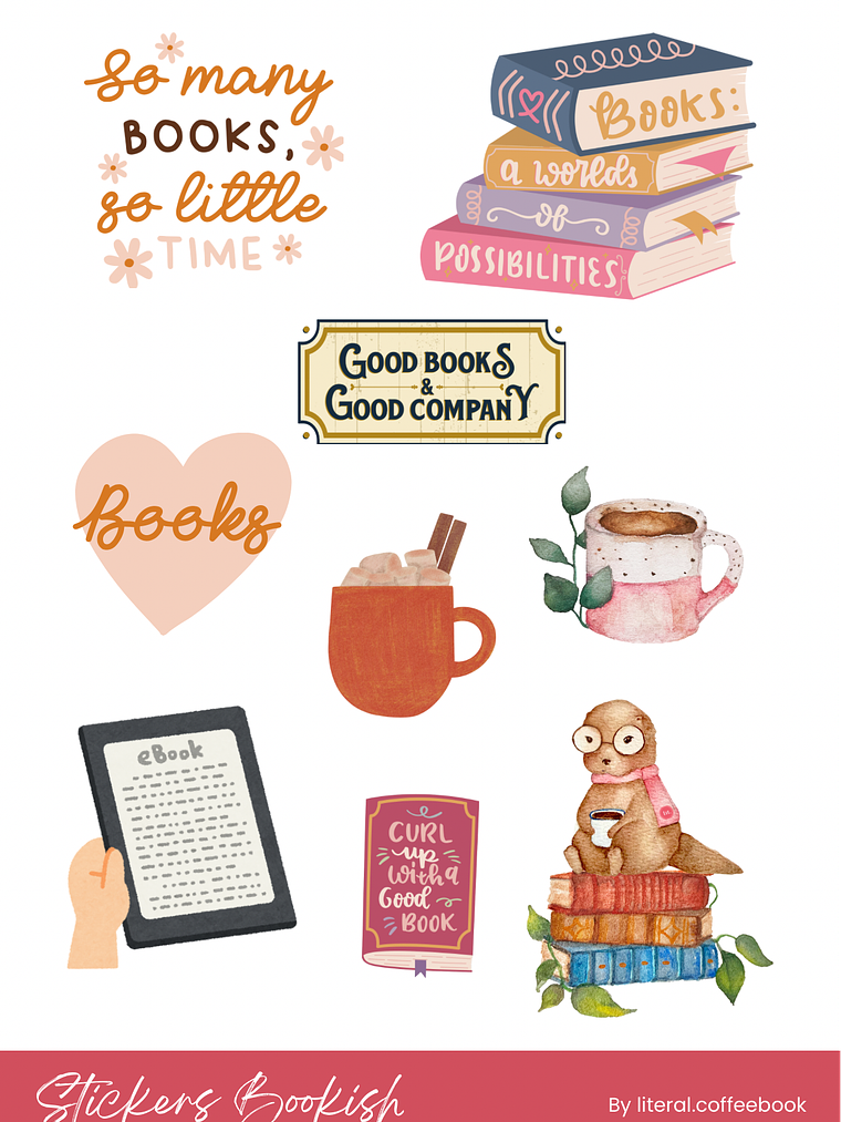 Sticker Bookish 1