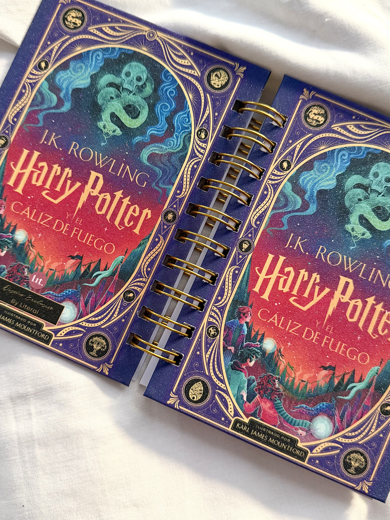 Libreta Harry Potter y el Cáliz de Fuego 3