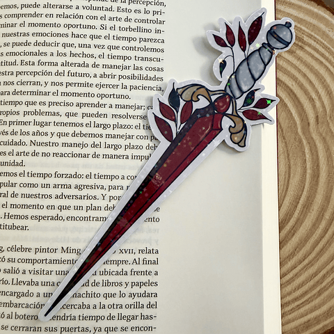 Marcapáginas daga De Sangre y Cenizas