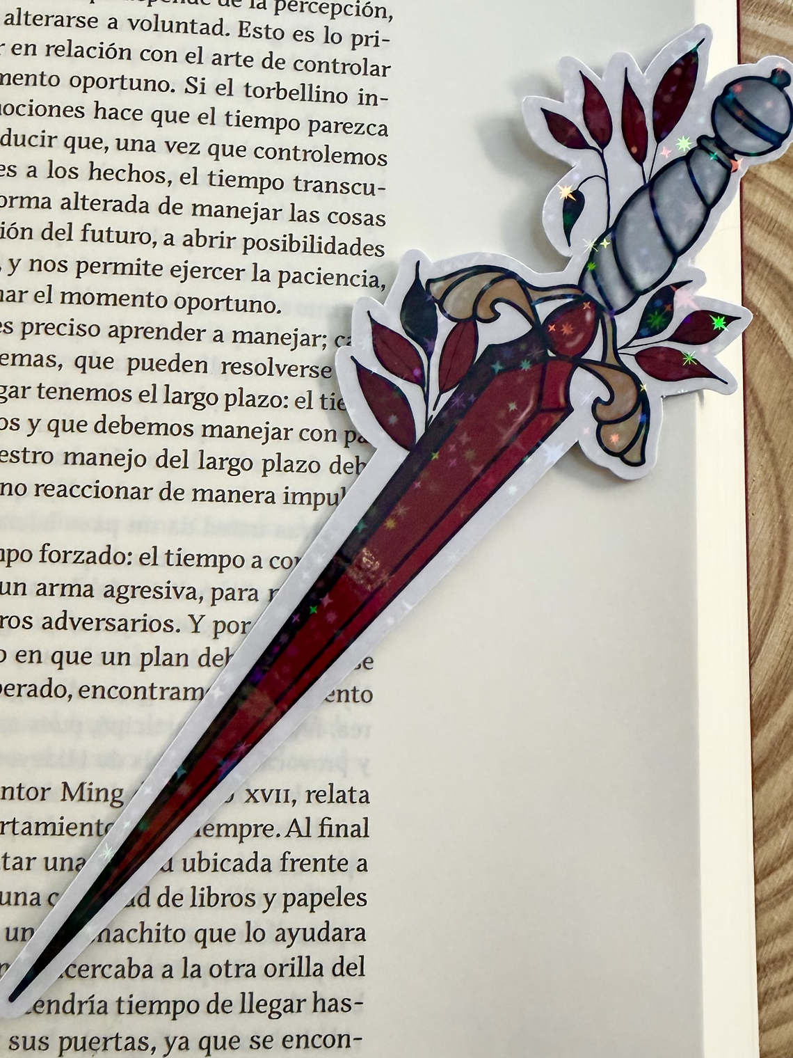 Marcapáginas daga De Sangre y Cenizas 1