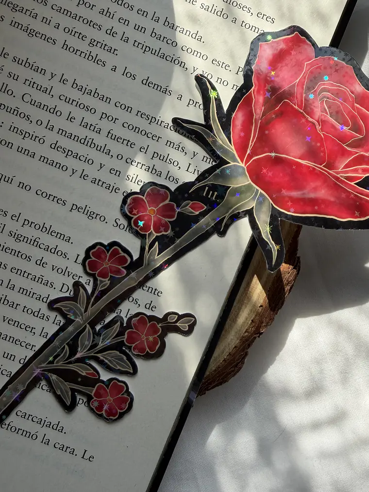 Marcapáginas Rosa 1