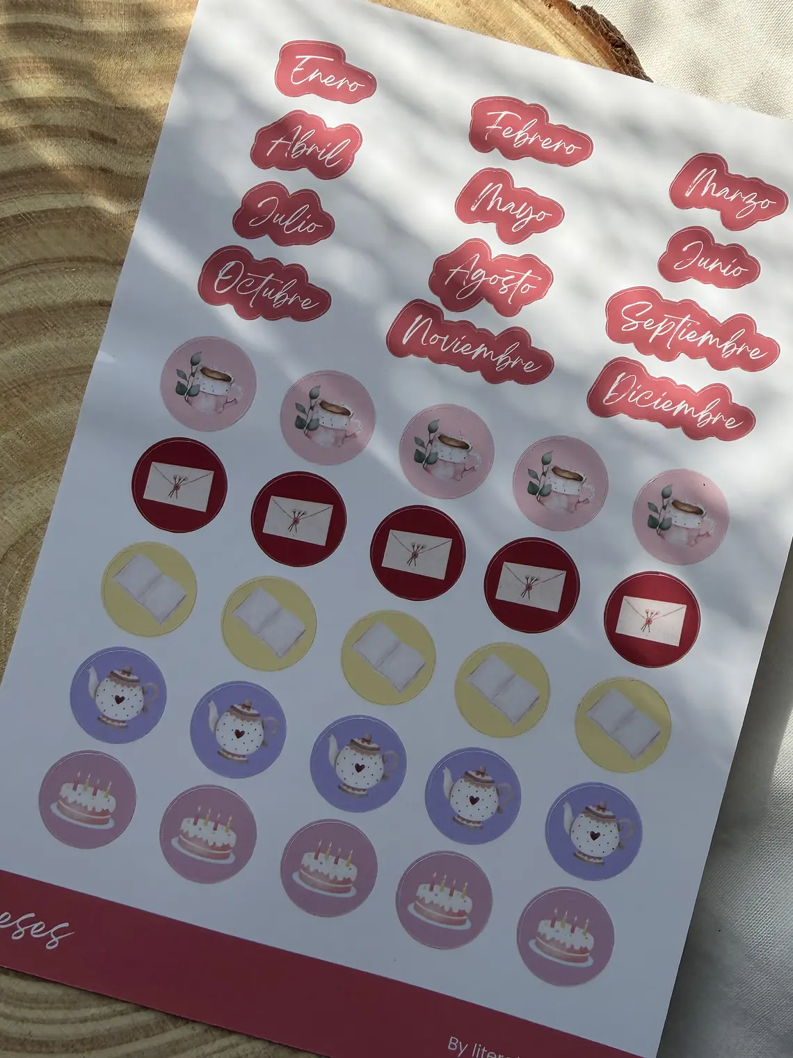 Sticker Meses 1