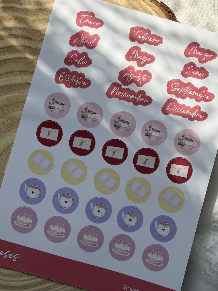 Sticker Meses 1