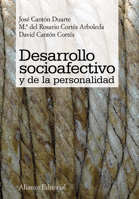 José Cantón Duarte - Desarrollo socioafectivo y de la personalidad