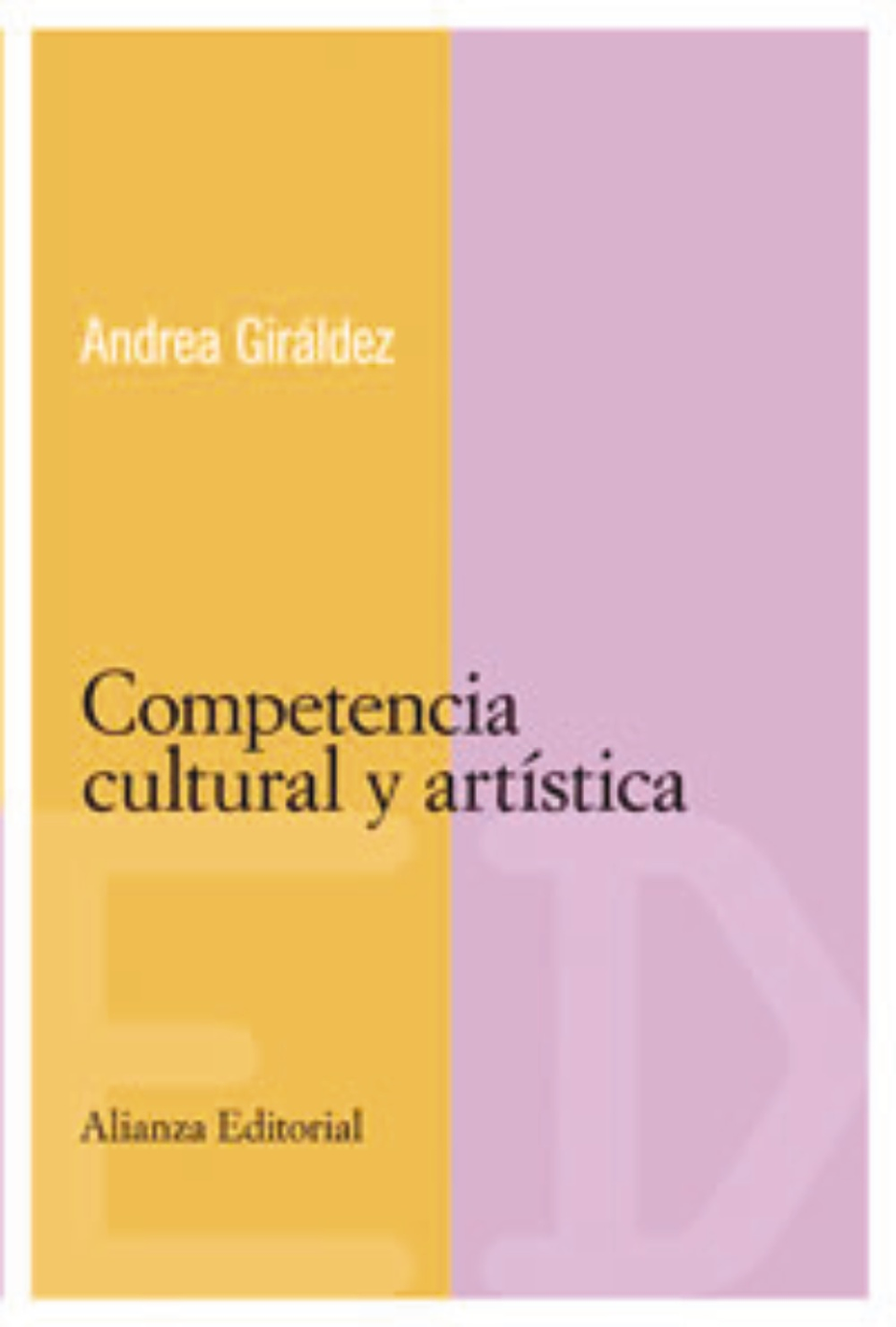 Andrea Giráldez Hayes - La competencia cultural y artística 1