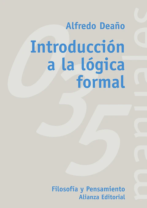 Alfredo Deaño - Introducción a la lógica formal