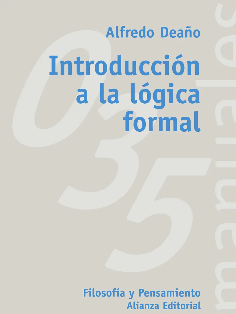 Alfredo Deaño - Introducción a la lógica formal
