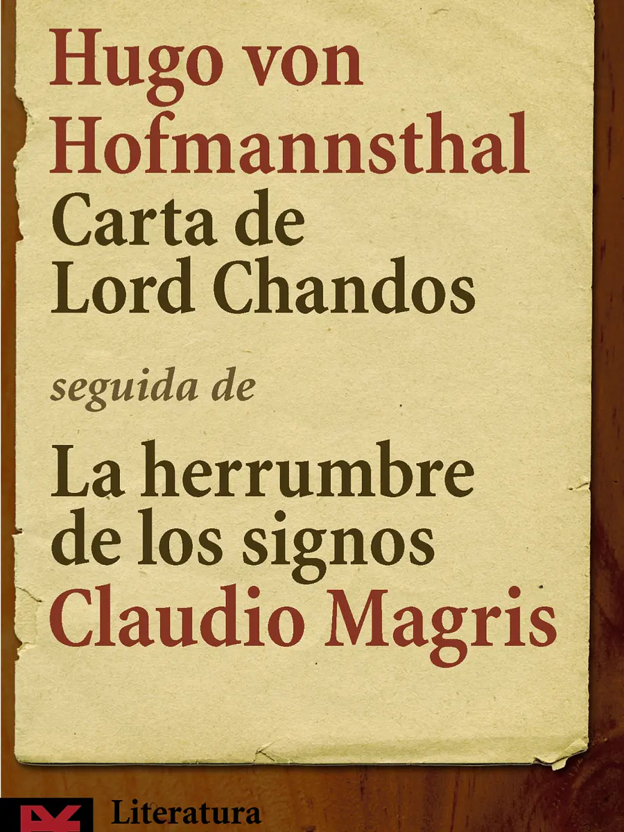 Hugo von Hofmannsthal - Carta de Lord Chandos