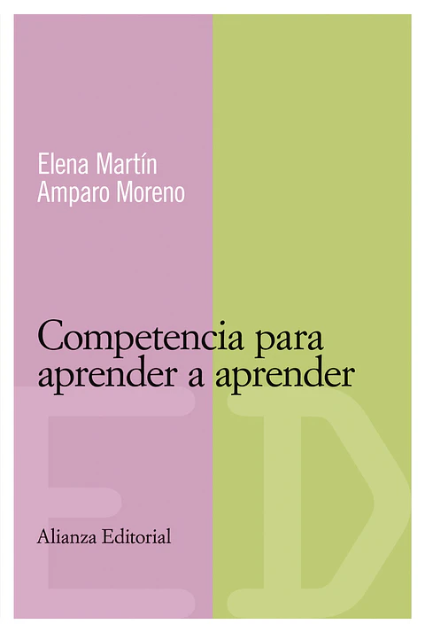 Elena Martín Ortega - Competencia para aprender a aprender