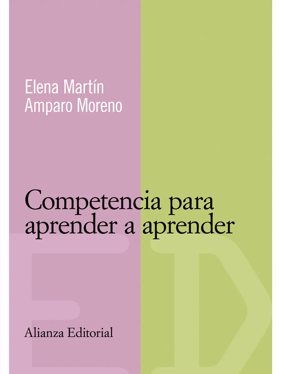 Elena Martín Ortega - Competencia para aprender a aprender