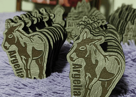 Llaveros Personalizados Madera