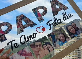 Cuadro Vidrio Papá