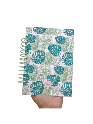 Cuaderno Monstera verde