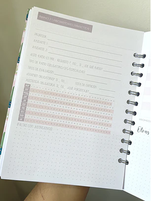 Planner universitario a brillar 