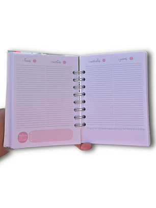 Miniplanner 2 días por página - Sin fecha - 12 meses 
