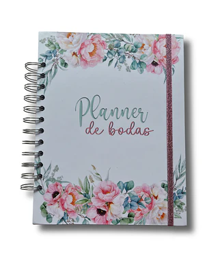 Planner de bodas Flores rosas