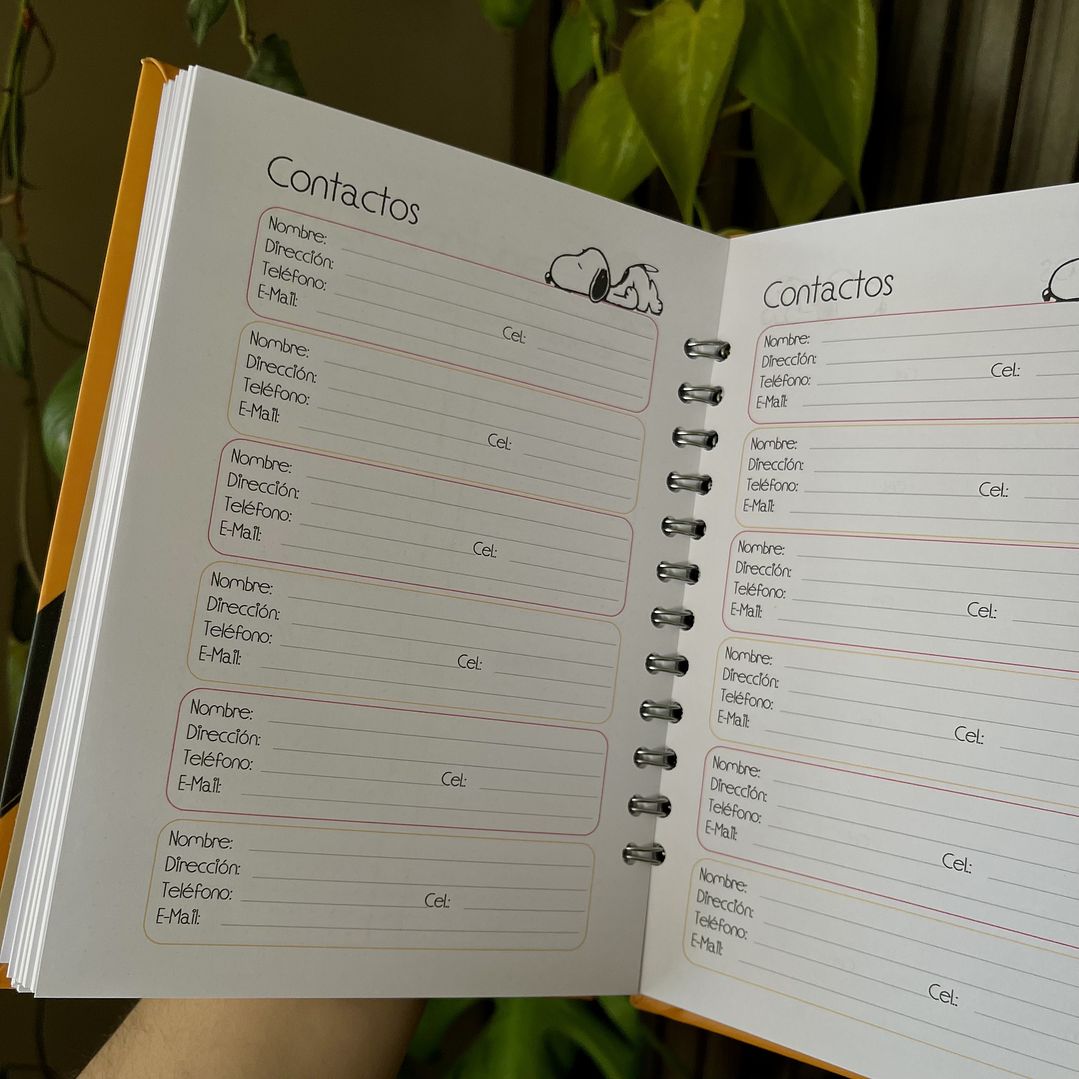 Agenda 2026 inspirada en Snoopy 5