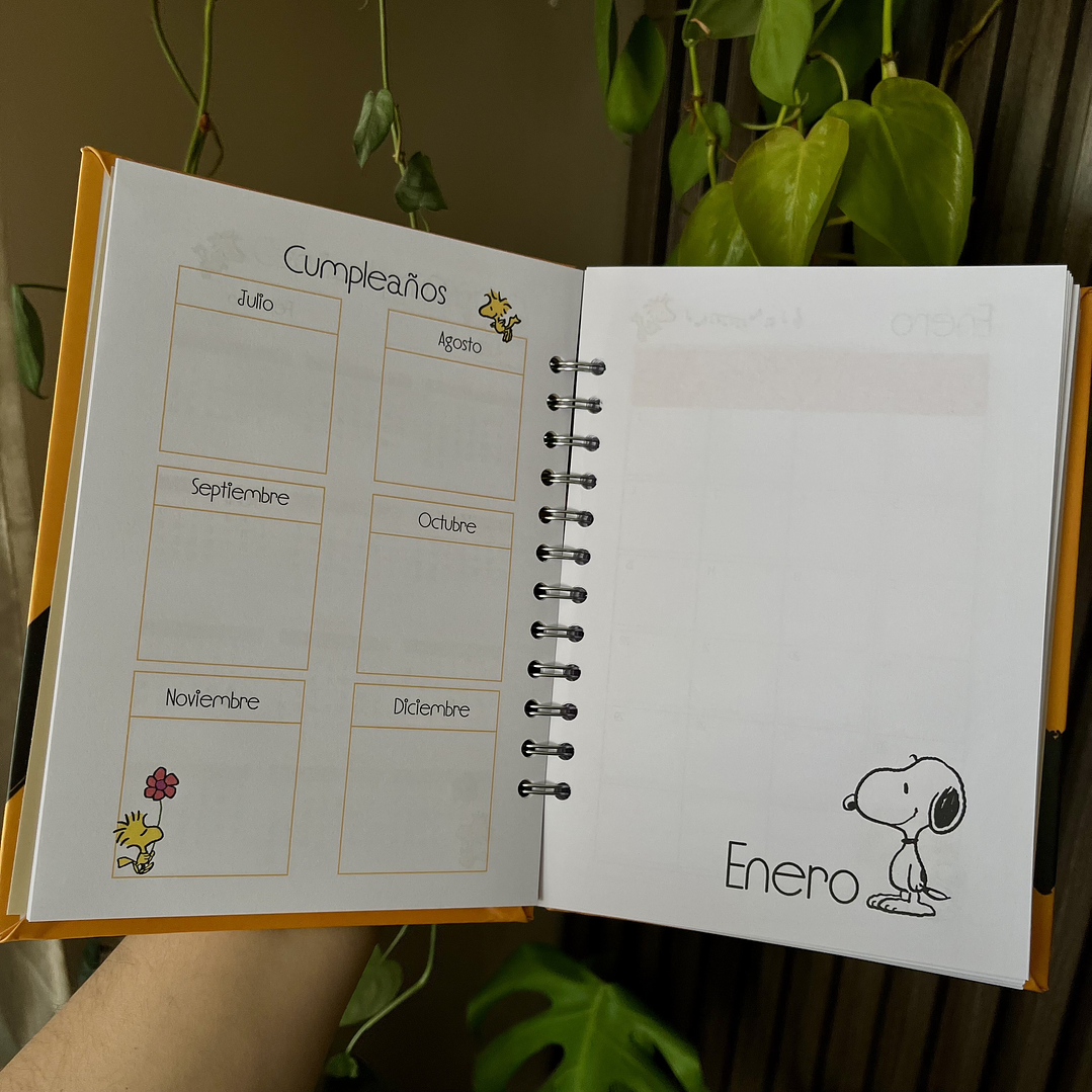 Agenda 2026 inspirada en Snoopy 4
