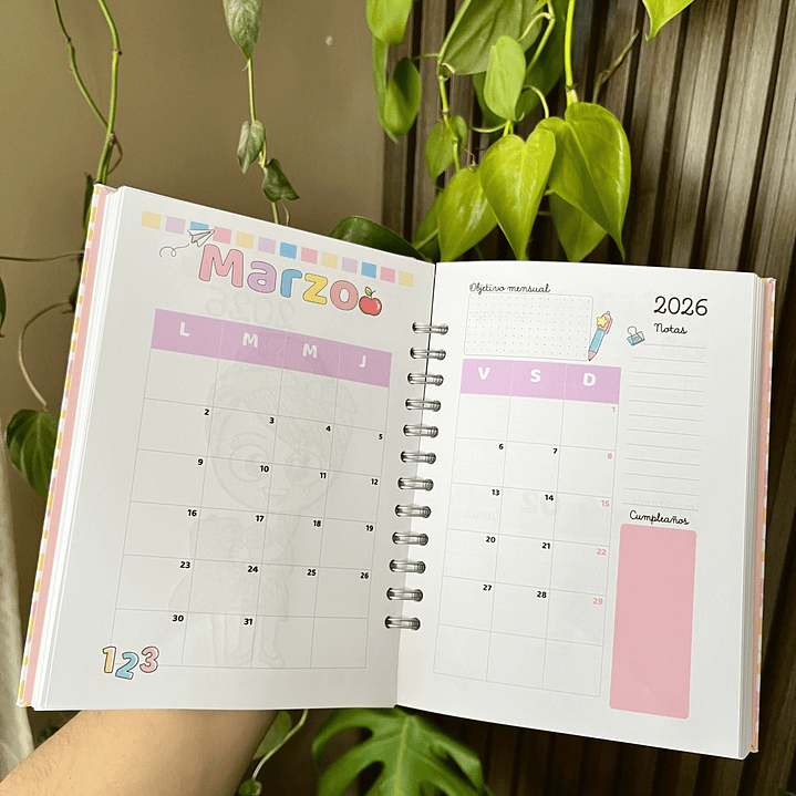 Planner docente 2026 ( Pre-escolar ) Margaritas 7