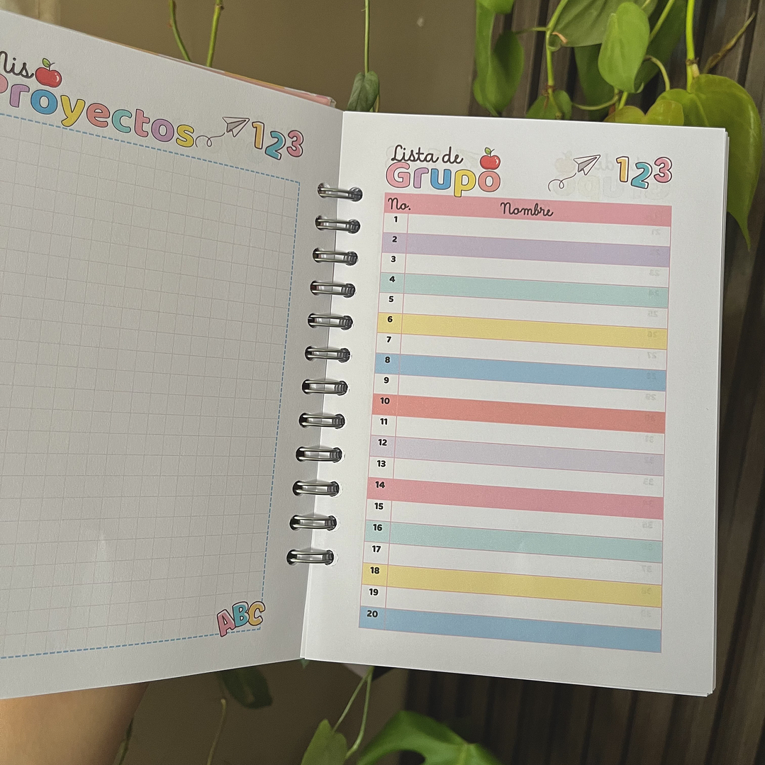 Planner docente 2026 ( Pre-escolar ) Flores 2 3