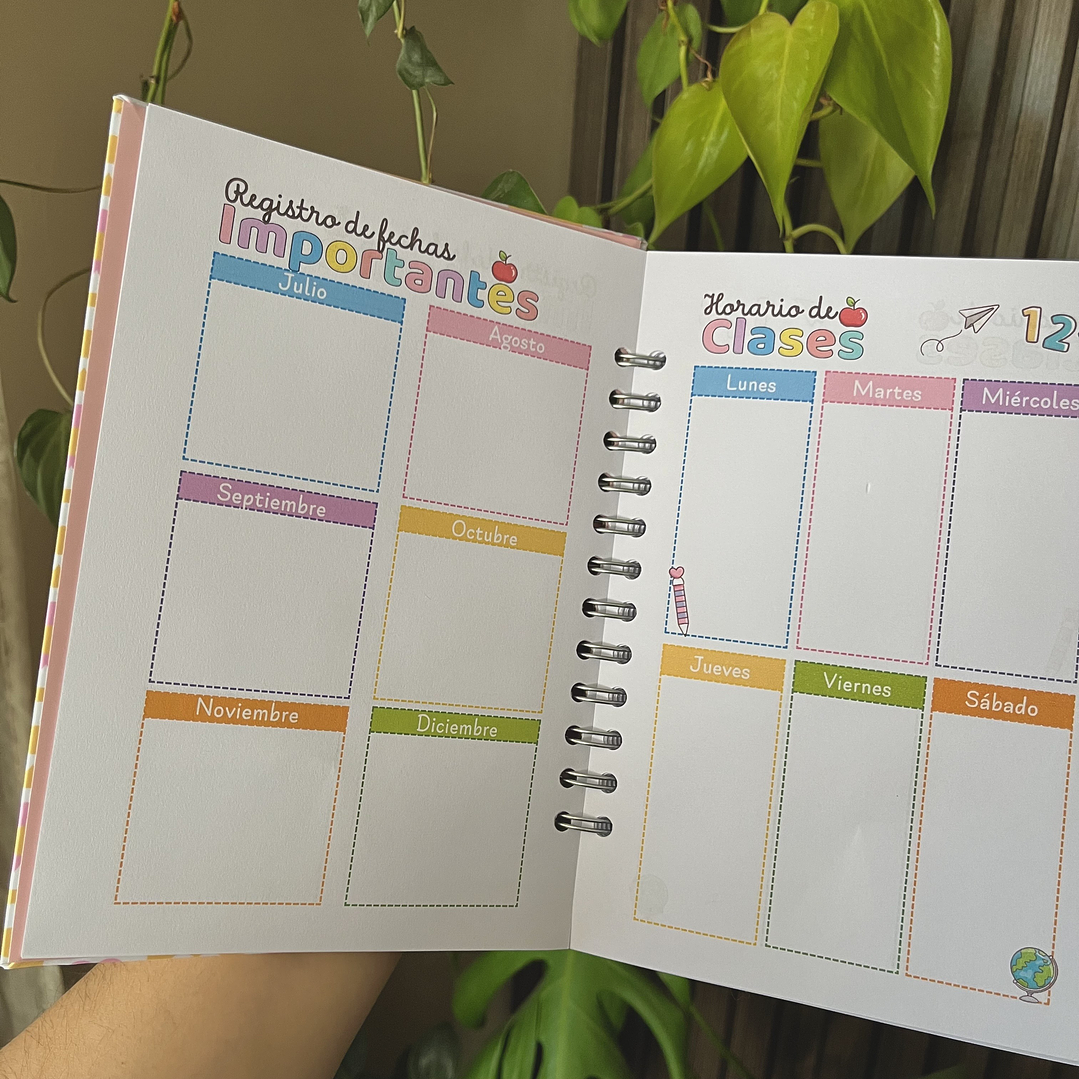 Planner docente 2026 ( Pre-escolar ) Flores 2 4
