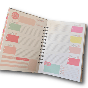 Planner 2026 Lineas Colores 