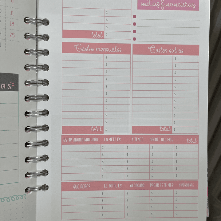 Planner 2026 Lineas Colores  8