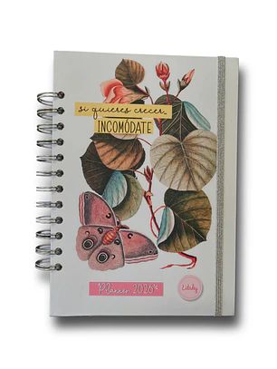 Planner 2026 Si quieres crecer, incomódate 